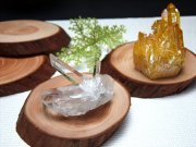 原石用木製台座