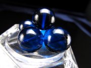 5A 1珠売り サファイアブルーアンバー 約11.5mm-12mm珠 発色美しいリトアニアアンバー 粒販売 希少入荷 極上透明 天然琥珀 ビーズ石 バルト海産