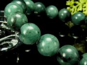3A 濃色グリーン エメラルド ブレスレット 10mm-10.5mm×19珠 世界四大宝石の一つ 愛成就のお守り 叡智の象徴 翠玉 5月の誕生石 1点もの コロンビア産 bl-