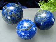 ラピスラズリ 丸玉 直径約18mm-20mm つやつや光沢のある紺色 幸運を呼び寄せる ラピスラズリ 丸玉置物 アフガニスタン産 パワーストーン 天然石