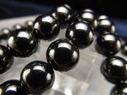 ブラックスピネル ブレスレット 8mm-8.5mm×23珠前後 8月の誕生石 勝利を呼ぶ石 尖晶石 ミャンマー産 パワーストーン 天然石