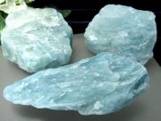 天使の石 アクアマリン ラフ原石 1個売り 重さ80g-100g 透明感のあるペールブルー 希少な非加熱原石 ナチュラル原石 幸せな結婚を象徴 3月の誕生石