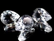 大特価 宝石質ペタライト ルース 縦約6mm 約0.4ct 1個売り ネガティブなエネルギーを浄化 葉長石 ペアシェイプカット 天使の石 ルースケース付属 ブラジル産