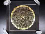 種子 しゅじ 曼荼羅 曼陀羅 図像 サイズ約36cm×36cm 僧侶・タンカ絵師による肉筆 手書きの精密画 タンカ チベット仏教 悟りの図像・仏教美術 100%木綿
