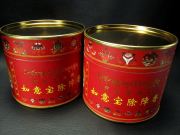 高級 チベット族秘伝 如意宝 除障香 赤缶 缶の高さ約7.2cm 直径約8.7cm お香の直径 約6.6cm 長時間渦巻タイプ 浄化用 除障香 如意宝 除障香 inmy