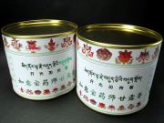 高級 チベット族秘伝 如意宝 薬師甘露香 白缶 缶の高さ約7.4cm 直径約8.7cm お香の直径 約6.6cm 長時間渦巻タイプ 浄化用 如意宝 除障香 薬師甘露香 白缶