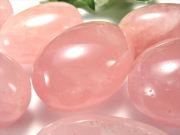 1個売り Lサイズ ローズクォーツ シバリンガム 40g-55g つやつやぷっくりタンブル 恋愛成就の石 ブラジル産 パワーストーン 天然石