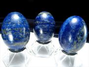 4A 濃厚発色 ラピスラズリ エッグ 卵型 置物 青金石 1個売り サイズ 約45mm-50mm 重さ100g-110g前後 アフガニスタン産 パワーストーン 天然石