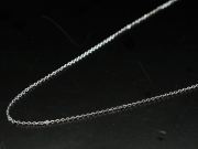 シルバータイプ サージカルステンレス あずき ネックレスチェーン 長さ約45cm 幅約1-2mm 金具最大幅約5mm 316L 馴染みやすい細目幅 メンズもレディースも inmy
