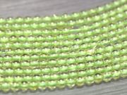 極小 ラウンド ペリドット 約2-2.5mm 一連 約38-40cm 高品質入荷 極上 天然石 ビーズ パワーストーン ブラジル産 hos パワーストーン 天然石
