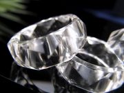 プレミア水晶贅沢使用 ガネーシュヒマール産 クリスタルカットリング 石サイズ縦幅約7.5mm-8.5mm 約16.5号 ギャランティーカード付き 指輪 リング