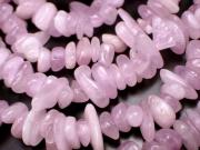 ミルキークンツァイト さざれ連 約5mm-14mm 一連約38-40cm 女性に大人気 淡い色合い ブラジル産 パワーストーン 天然石