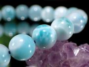 ラリマー 天然石 パワーストーン ブレスレット 