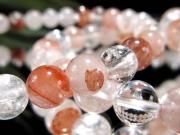 MIXタイプ マニカランクォーツ ブレスレット 約6mm-6.5mm×32珠前後 パワースポットの最高峰ヒマラヤ山脈 ギャランティカード付き
