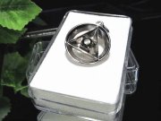 モルダバイト アルケミーデザイン ペンダントトップ 最大幅約20mm×石サイズ約5mm 大粒宝石質使用 隕石の衝突で生まれた天然ガラス