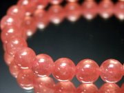 最高級S級 インカローズ ブレスレット 約6mm-6.5mm×27珠 ロードクロサイト 極上天然石 恋愛運最強の石 一点もの アルゼンチン産 bl-s-g