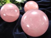 ディープローズクォーツ 丸玉 1個売り 直径34mm-36mm 恋愛成就の石 愛と美の女神 アフロディーテ の石 マダガスカル産 パワーストーン 天然石