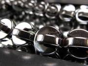 激安宣言 U字型 約11mm珠 ヘマタイト 赤鉄鉱 一連 約37-39cm オリジナリティの強い独特のカタチ ブラジル産 geki パワーストーン 天然石