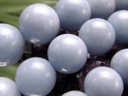 激安宣言 2A 約10mm珠 エンジェライト 一連 約37-39cm 硬石膏 極上 天然石 ビーズ パワーストーン ペルー産 geki rn-s パワーストーン 天然石