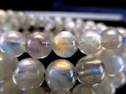 最強コスパ レインボーラブラドライト ブレスレット 7.5mm-8mm×24珠前後 希少なピンクやパープルのシラーも 希望を掴み取るパワーストーン 霊性を高める石