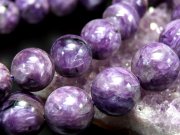美しいマーブル模様 チャロアイト ブレスレット 約8.5mm-9mm×22珠前後 人々を引き寄せる魅惑の宝石 世界三大ヒーリングストーン 油絵のようなマーブル模様