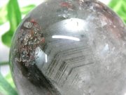 千層 虹入り 3A 龍神ガーデンクォーツ 丸玉 台座付き 直径約52mm 重さ210g ガーデン水晶 ガーデンクォーツ 絶景庭園 一点物 ブラジル産