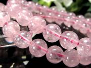 4A モルガナイト ピンクアクアマリン ブレスレット 約5.5mm-6mm×26珠前後 透明感あり 4月の誕生石 清純・愛情・優美の象徴 モルガン石 ブラジル産