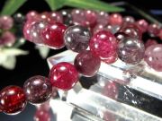 濃厚発色 MIXスピネル 尖晶石 ブレスレット 5.5mm-6mm×33珠前後 透明感あり 鮮やかな濃厚MIXカラー 目標達成のお守り ミャンマー産