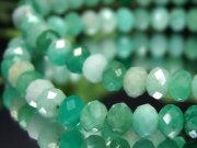 エメラルド ボタンカット ブレスレット 約6mm前後 キラキラボタンカット 5月の誕生石 鮮やかなグリーン ザンビア産 パワーストーン 天然石