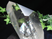 ギャランティーカード付き ガネーシュヒマール産 水晶 ポリッシュ ポイント 高さ約120mm 重量約608g 神に最も近い場所で採掘される特別な水晶