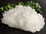 透き通る輝き 3A 四川 水晶 クラスター 幅160mm 重さ1310g キラキラ 純白結晶 妖精が宿る石 一点もの 四川省産 パワーストーン 天然石