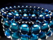 希少色ブルーグリーンカラー 5A ブルーグリーンアンバー ブレスレット 約5mm×37珠前後 発色美しいリトアニアアンバー 極上透明 バルト海産 パワーストーン