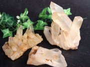 タンジェリンクォーツ イエロータイプ クラスター 原石 1個売り200g-300g 可愛らしいみかん水晶 疲労回復 知性や想像力を高める 蜜柑水晶 マダガスカル産