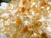 さらさら小粒タイプ シトリン さざれ 約200g 約2mm-5mm 幸運・商売繁盛の石 パワーストーン サザレ石 ブラジル産 パワーストーン 天然石