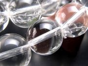 巨珠 大特価 レムリアンシードクリスタル ブレスレット 17.5mm-18mm×12珠前後 ギャランティーカード付き 古代の叡智を封じ込めた水晶 心を静める ブラジル