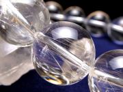 店頭展示中 大珠 スカルドゥクォーツ ブレスレット 約16.5mm×14珠 覚醒のクリスタル 世界屈指の高山地帯・カラコルム山脈 K2の玄関口・スカルドゥ地方 1点物