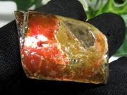 4A アンモライト 原石 最大幅27mm 重さ3.3g 1点物 生物起源の宝石 幸運を呼び込む石 極上一点物 カナダ産 パワーストーン 天然石