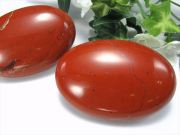 レッドジャスパー パームストーン 重さ 約75g-80g前後 大きさ約6cm×4cm 赤碧玉 マッサージ用天然石 災難から守る石 タンブル インド産 パワーストーン 天然石