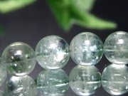 抜粋鑑別済み 虹入り 5A グリーンオリゴ クレース 天然フェルドスパー ブレスレット 8.5mm-9mm×22珠 サンストーンの母体となる鉱物 一点物 タンザニア産
