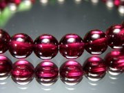 過去最高品質 S級 ロードライトガーネット ブレスレット 6.5mm-7mm×27珠 真実の愛の石 歴史上最も古い宝石のひとつ 赤紫色の柘榴石 バイヤー厳選 1点もの