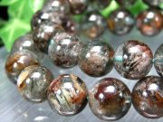 3A 龍神 ファントム ガーデンクォーツ ブレスレット 11.5mm-12mm×18珠前後 庭園水晶 ファントム入り 龍神が住んでいるとされる絶景庭園