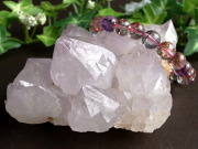 ヒーラーに大人気 4A カクタス アメジスト クラスター原石 最大幅 101mm 重さ 303.5g 精霊の宿る水晶 紫水晶 サボテンアメジスト 2月 誕生石 1点もの