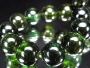 グリーン トルマリン ブレスレット 8.5mm-9mm×22珠 電気石 10月誕生石 心身を安定させる石 極上一点物 ブラジル産 パワーストーン 天然石