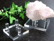 Lサイズ 天然石なんでも台座 マルチディスプレイスタンド 1個売り 幅8.5cm×8.5cm 高さ5cm 丸玉用台座 プレート原石用台座 使い道自由