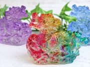 選べる8色のドラゴン アクリル製 龍神 モチーフ置物 1個売り 高さ約45mm前後 重さ約60g前後 運気上昇 昇竜 宝珠持ち 龍雲あり 商売繁盛・子孫繁栄