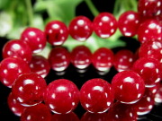 コスパ抜群 3A アフリカンルビー 紅玉 ブレスレット 6.5mm-7mm×28珠 重厚感ある美発色 宝石の女王 愛と勝利をもたらす情熱的な石 7月の誕生石 1点物