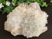 『地球最後の秘境』ヒマラヤより直送 3A マニカラン産水晶 クラスター 最大幅約154mm 重さ1391g ギャランティカード付き キングオブクォーツ 稀少1点物