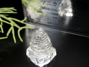 富を司るシュリヤントラ マニカラン水晶シュリヤントラ ギャランティカード付き 高さ約25mm 約10.3g 『地球最後の秘境』パワースポットの最高峰ヒマラヤ山脈