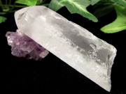 激レア 溶け跡くっきり カブラル産 レムリアン単結晶 ライトニングクリスタル 雷水晶 幅64mm 重さ34g コレクター品 レムリアンの雷電水晶 ブラジル