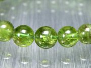 極上品質 5A ペリドット ブレスレット 8.5mm-9mm×23珠 美しく輝くオリーブグリーン 8月誕生石 幸せ・夫婦の愛・平和の象徴 一点もの ミャンマー産 bl-p-g